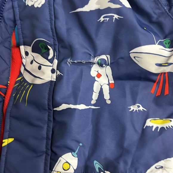 Mini Boden Cosy Waterproof Parka
Starboard Blue Space. New damage. Sz 11-12 BB - Picture 5 of 7